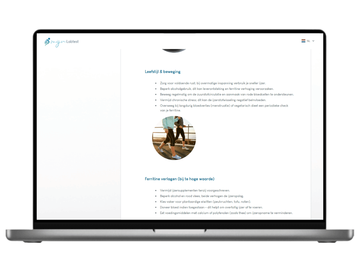 Leefstijl advies in jouw rapportage. Leefstijl advies in jouw rapportage.