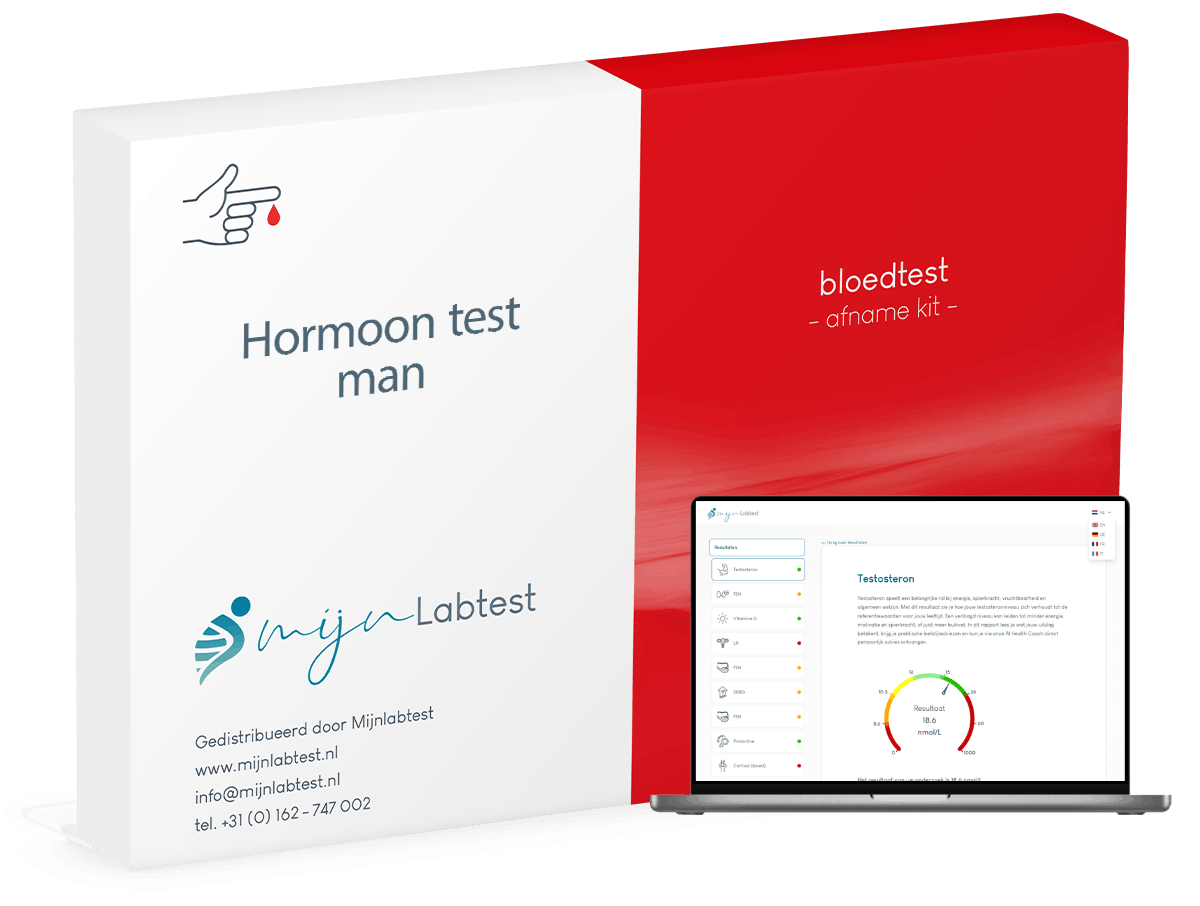 Zo ziet de test van jouw Hormoon test man er uit. Het meest complete rapport met AI integratie en leefstijl advies.