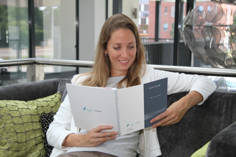 Het is ook mogelijk het rapport van je DNA Leefstijl test als een gedrukt boekwerk te ontvangen.