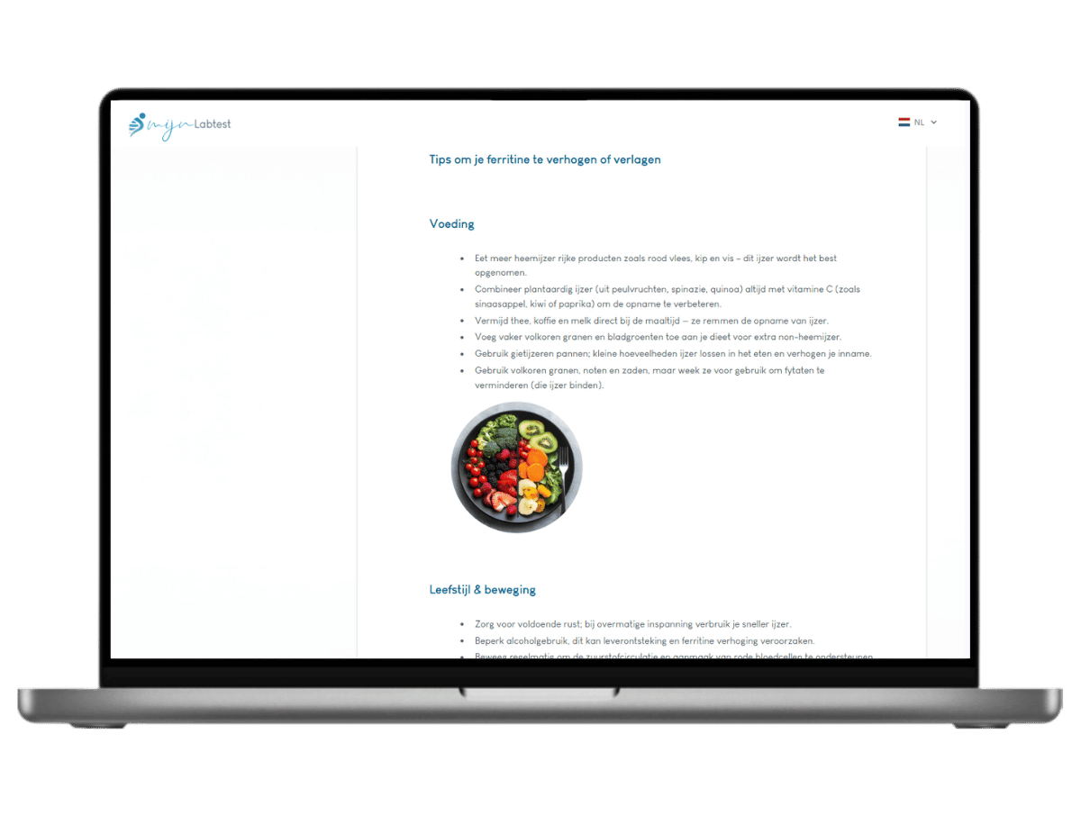 Leefstijl advies om jouw ijzerwaarden te optimaliseren