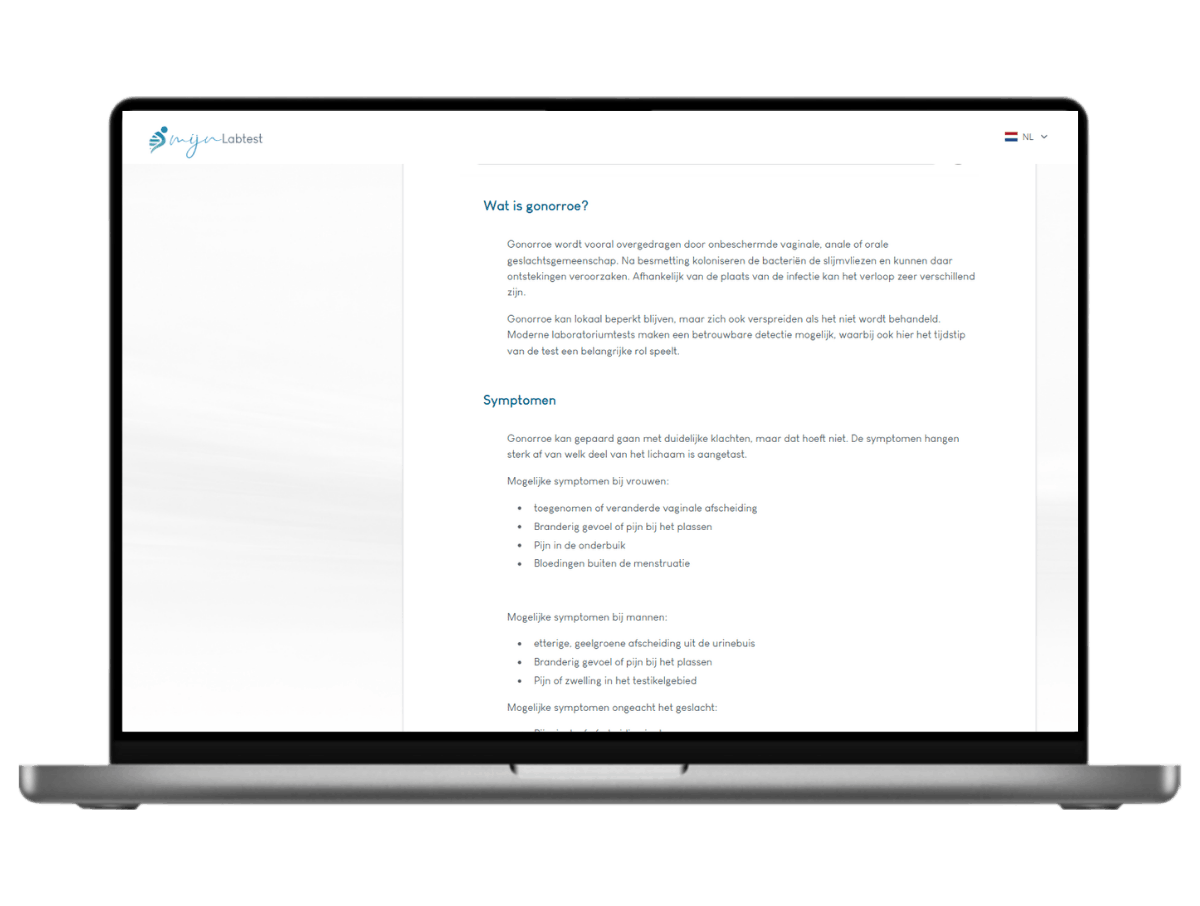 Leefstijl advies gonorroe test Leefstijl advies gonorroe test