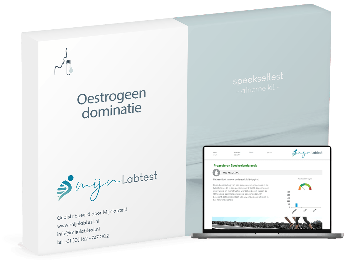 De verpakking van de oestrogeen dominantie test