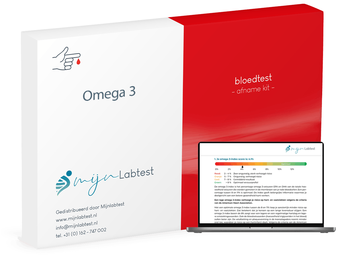 Zo ziet jouw omega 3-6 test er uit.