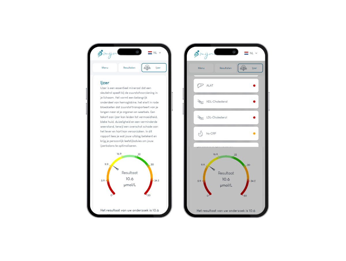 Zo zien jouw uitslagen er op je mobiel uit. Handig overzichtelijk en super compleet. Zo zien jouw uitslagen er op je mobiel uit. Handig overzichtelijk en super compleet.