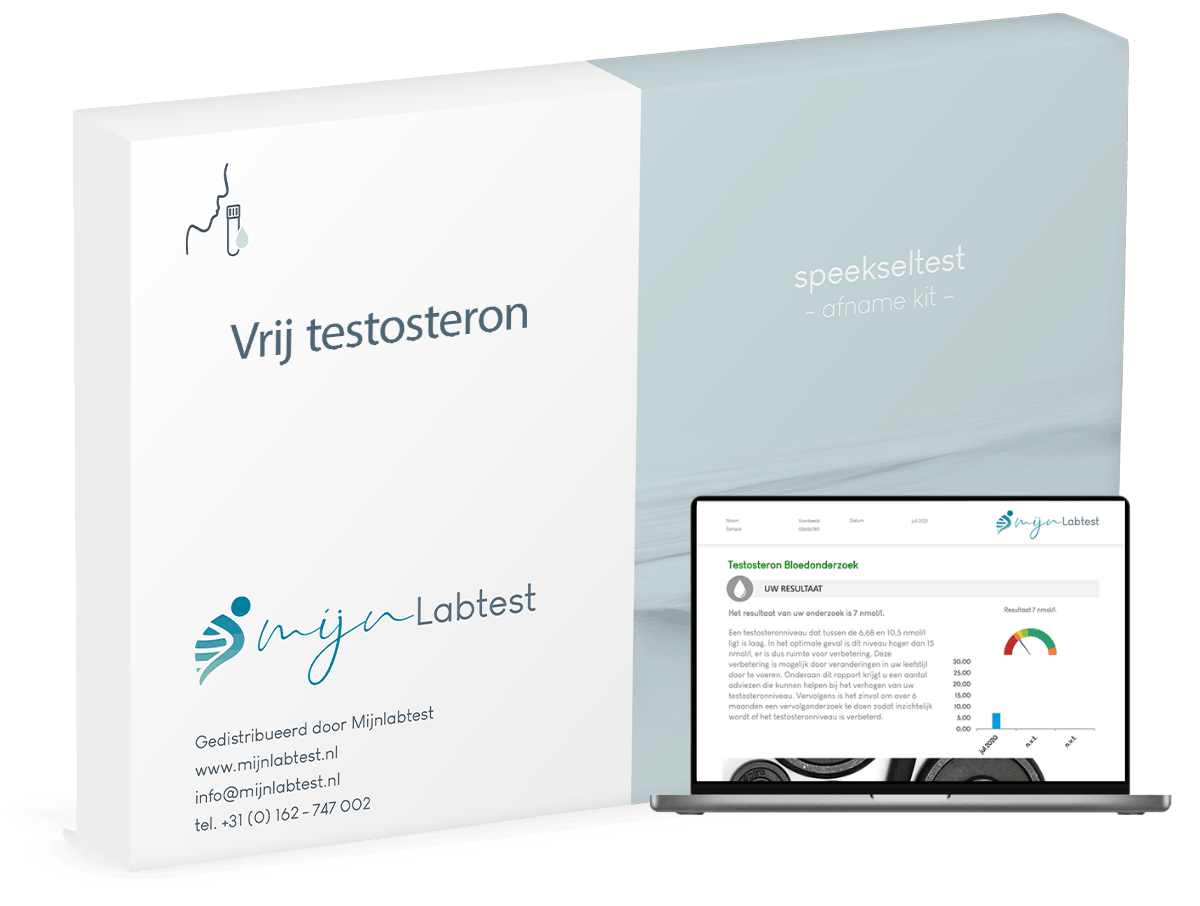 De vrij testosteron test wordt afgenomen met een eenvoudige speeksel kit die we naar je thuisadres opsturen De vrij testosteron test wordt afgenomen met een eenvoudige speeksel kit die we naar je thuisadres opsturen
